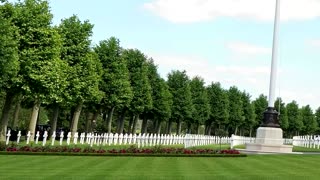 Biden visits American cemetery in France that Trump skipped