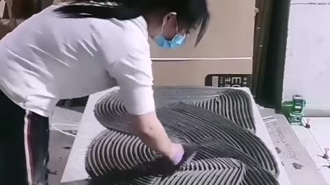 Young girl with great tilling skills