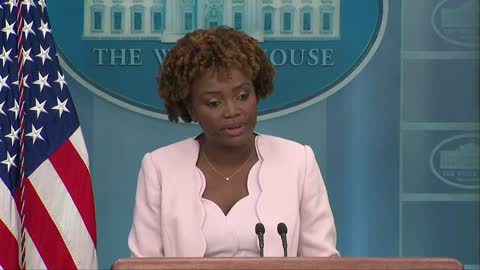 Karine Jean-Pierre holds a White House briefing | 7/29/22