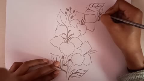 Flower Art 🎨 by Pencil ✏️