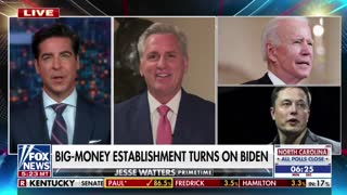 Kevin McCarthy comments on Biden losing the support of rich people