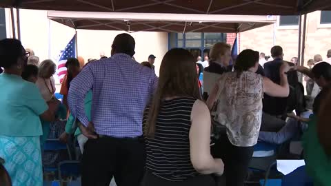 Mayor Eric Adams Holds Ribbon-Cutting Ceremony for New Tommie Agee Middle School