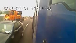 Trucker Side-Swiped by Careless Driver