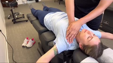 Full body adjustment #fyp #chiropractic