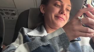 Girl Has a Panic Attack On An Airplane