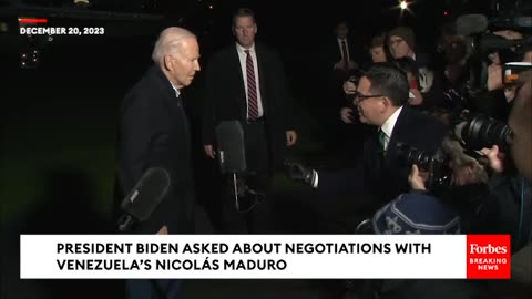 Biden Asked- 'Why Is It Okay For The US To Be Negotiating With The Maduro Government-'