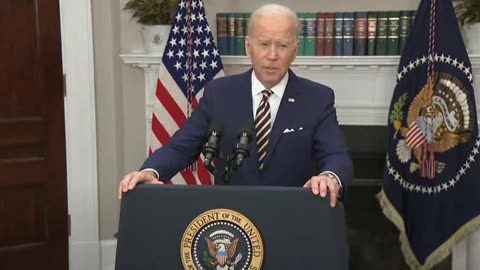Biden bans all imports of Russian oil and gas into the US.