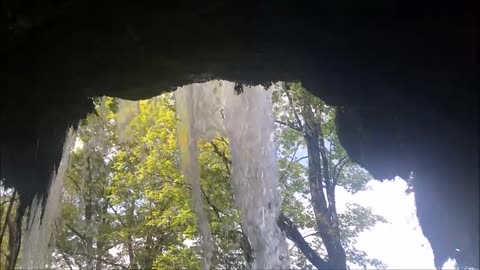 Cave behind Scott Falls in upper penninsula MI