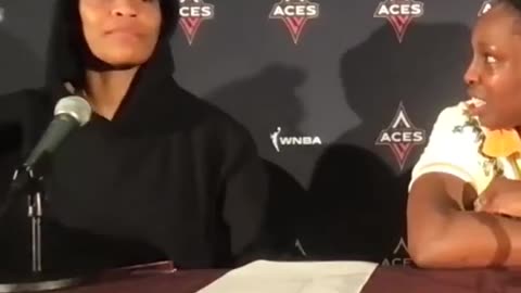A'ja Wilson made sure to invite the ENTIRE Las Vegas community to the Aces' playoff opener 😂