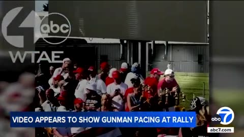 Video appears to show Trump shooter pacing near rally before assassination attempt | ABC7