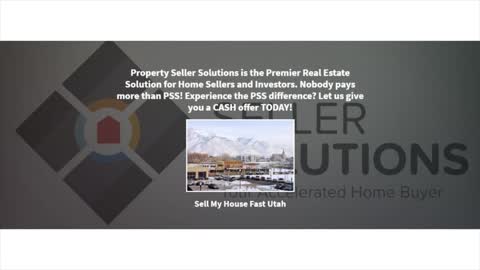 We Buy Houses Salt Lake City - Property Seller Solutions