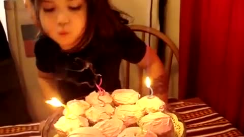 Always hold your hair back when blowing out birthday candles!