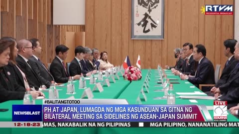 Ph at Japan, lumagda ng mga kasunduan sa gitna ng bilateral meeting ng ASEAN-Japan Summit