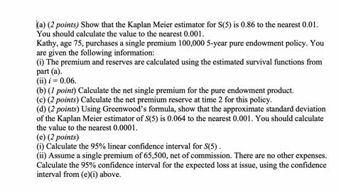 Exam LTAM exercise for February 25, 2021