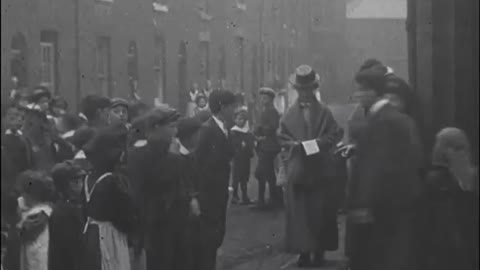 Workers Leaving a Factory in Leyland 1900