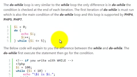 All Loops with example and version in PHP in Urdu / Hindi - Learncodeweb