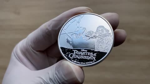 SILENT MARY PIRATES OF THE CARIBBEAN 2022 1 OZ PURE SILVER BU COIN – NIUE