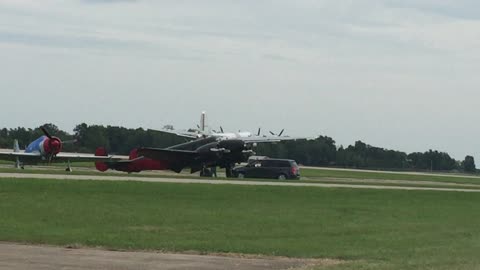 B-29 Superfortress take off