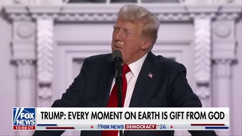 Trump: Every single moment we have on Earth is a gift from God