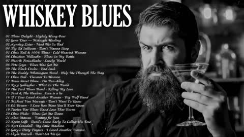 Whiskey Blues Music - Best Slow Blues Songs All Time - Lonely Bed, Feelin' Good, The Sky is Crying