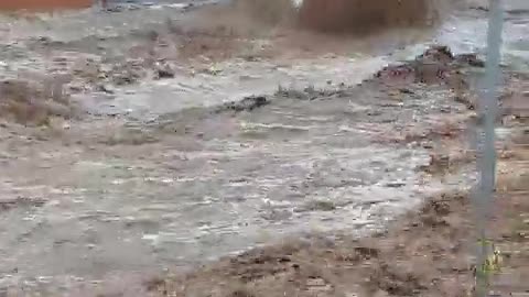 The town of Santa Rosalia in Baja California has been flooded by Hurricane Hilary