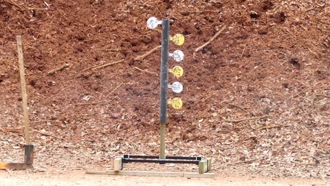 Day One at the Range with the New Dueling Tree