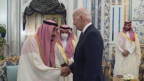 Biden Humiliates Himself by Giving Handshake to Saudi King