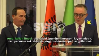 VIDEO Ekskluzive/ Ambasada italiane dekoroi Agaçin, korruptuesin e shefit të Interpol Romës