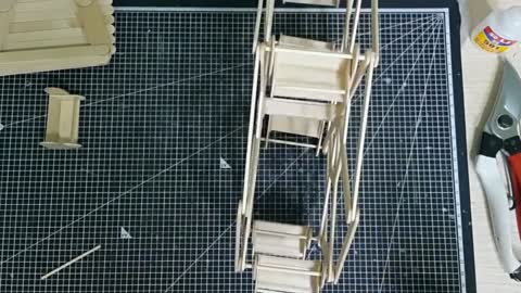 DIY, How to make Ferris wheel with popsicle sticks , Popsicle Stick Crafts , ice cream stick craft