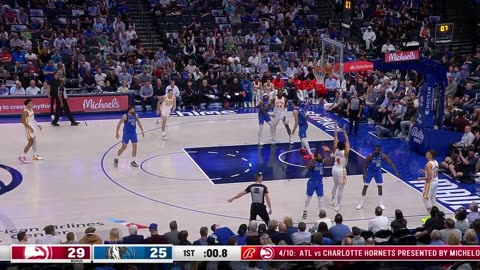 NBA: Bufkin Sinks Buzzer-Beater to End 1st! Hawks vs. Mavericks