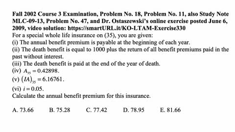 Exam LTAM exercise for June 13, 2021