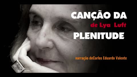 AUDIOBOOK - CANÇÃO DA PLENITUDE - de Lya Luft