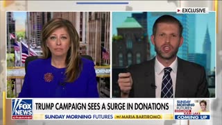 Eric Trump Reveals A STAGGERING Number Raised After Trump's Conviction