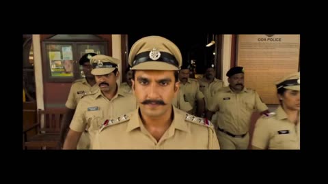 Police Station Fight scene from Simmba with English subtitles