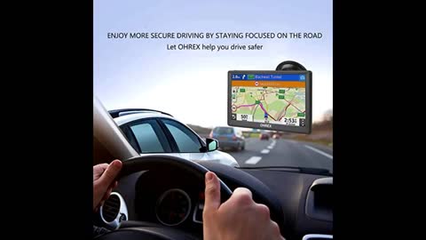 Review: Sponsored Ad - OHREX Bluetooth GPS Navigation for Car Truck RV (7 inch), Trucker GPS Na...