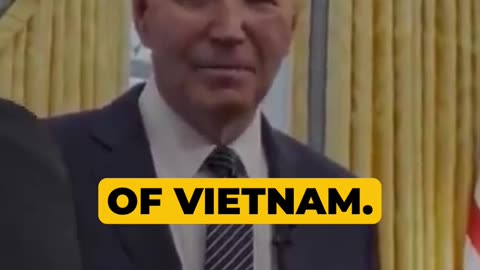 Biden confused about Vietnam #Biden #Dementia