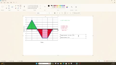 Displacement vs distance calculations from a velocity time graph