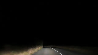 Driving to Postbridge.Dartmoor..night time.GoPro. speedlapse