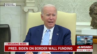 Biden says the border wall does NOT work