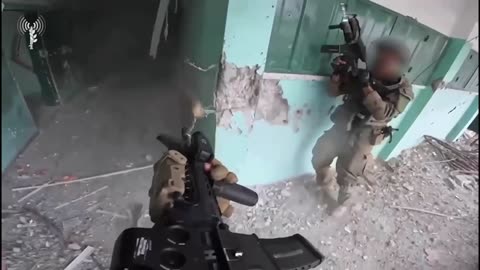 Soldiers of the IDF's Lothar Eilat special forces are engaged in close-quarters shooting