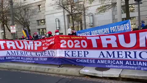 Chinese American Alliance for Trump Rally -1 12/12/2020