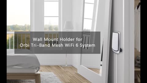 Review: VOMENC Orbi WiFi 6 Wall Mount Holder Wall Bracket Hanger Stand Compatible with Orbi Ult...