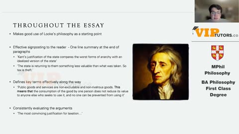 John Locke Review of Past Winning Essay - Philosophy (Part 3 of 4)