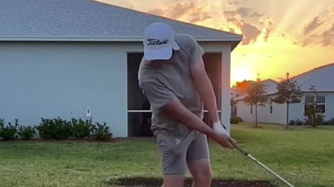 Sunset and photobomb by Sandhill Crane