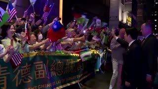 China condemns Taiwan VP's visit to US