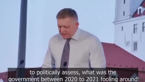 Slovakian PM Robert Fico calls WHO Pandemic Treaty "nonsense invented by greedy pharma companies!"