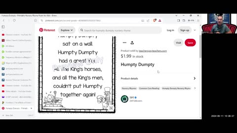 connective vibe esoteric/exoteric knowledge decode of humpy dumpty.