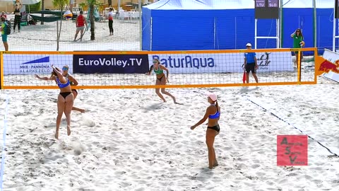 Beach Volleyball Girls - Two Super Drops & Insane Mistakes