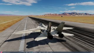 F-14B landing at Area 51 bad brakes