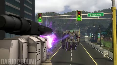 Transformers: Megatron vs G1 Megatron (SFM Transformers 5 Fight Animation Scene)